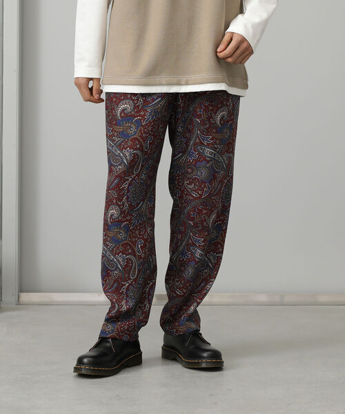 BEAMS HEART(ビームスハート)の「BEAMS HEART / プリント ワイド イージー パンツ(その他パンツ・メンズ・ブラック/レッド系その他7・SMALL/MEDIUM/LARGE)」の9枚目の写真