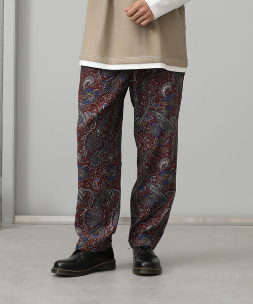 BEAMS HEART(ビームスハート)の「BEAMS HEART / プリント ワイド イージー パンツ(その他パンツ・メンズ・ブラック/レッド系その他7・SMALL/MEDIUM/LARGE)」の10枚目の写真