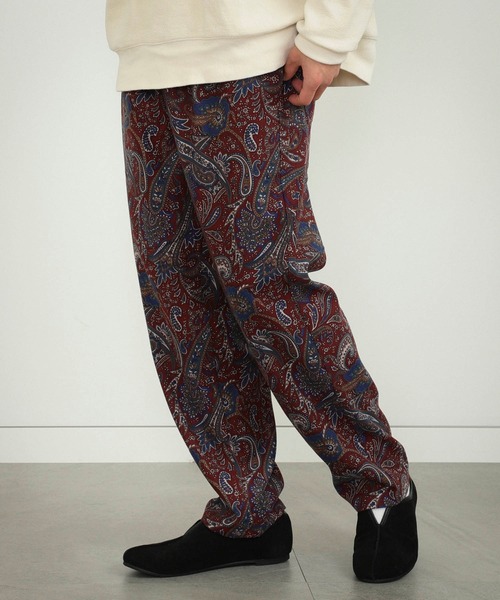 BEAMS HEART(ビームスハート)の「BEAMS HEART / プリント ワイド イージー パンツ(その他パンツ・メンズ・ブラック/レッド系その他7・SMALL/MEDIUM/LARGE)」の2枚目の写真