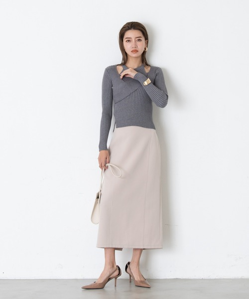 AIC.(エーアイシー)の「アメスリタンクレイヤードリブトップス(アンサンブル・レディース・ダークグリーン/ベージュ/グレー・FREE)」の21枚目の写真