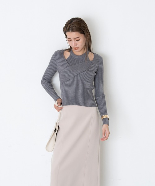 AIC.(エーアイシー)の「アメスリタンクレイヤードリブトップス(アンサンブル・レディース・ダークグリーン/ベージュ/グレー・FREE)」の20枚目の写真