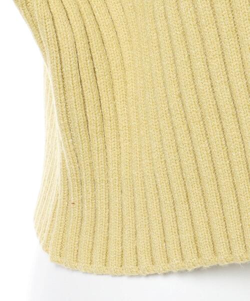 Allamanda(アラマンダ)の「前後2Wayショート丈リブ/カーディガン(カーディガン/ボレロ・レディース・ピンク/イエロー/アイボリー/その他・M)」の10枚目の写真