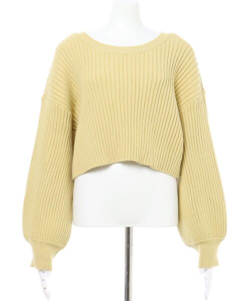 Allamanda(アラマンダ)の「前後2Wayショート丈リブ/カーディガン(カーディガン/ボレロ・レディース・ピンク/イエロー/アイボリー/その他・M)」の11枚目の写真