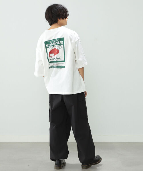 BeAMS DOT(ビームスドット)の「【WEB限定】BeAMS DOT / ナイロンコットン カーゴパンツ(カーゴパンツ・メンズ・ブラック/ベージュ・SMALL/MEDIUM/LARGE)」の5枚目の写真