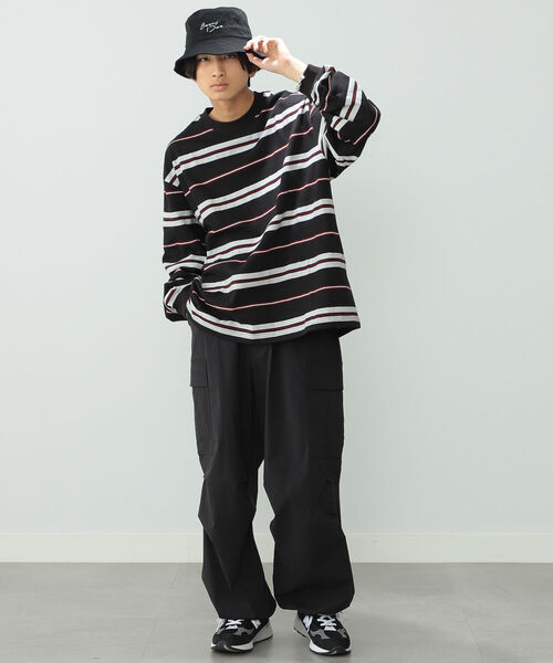 BeAMS DOT(ビームスドット)の「【WEB限定】BeAMS DOT / ナイロンコットン カーゴパンツ(カーゴパンツ・メンズ・ブラック/ベージュ・SMALL/MEDIUM/LARGE)」の6枚目の写真