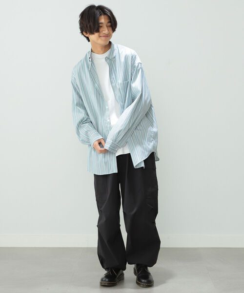 BeAMS DOT(ビームスドット)の「【WEB限定】BeAMS DOT / ナイロンコットン カーゴパンツ(カーゴパンツ・メンズ・ブラック/ベージュ・SMALL/MEDIUM/LARGE)」の9枚目の写真