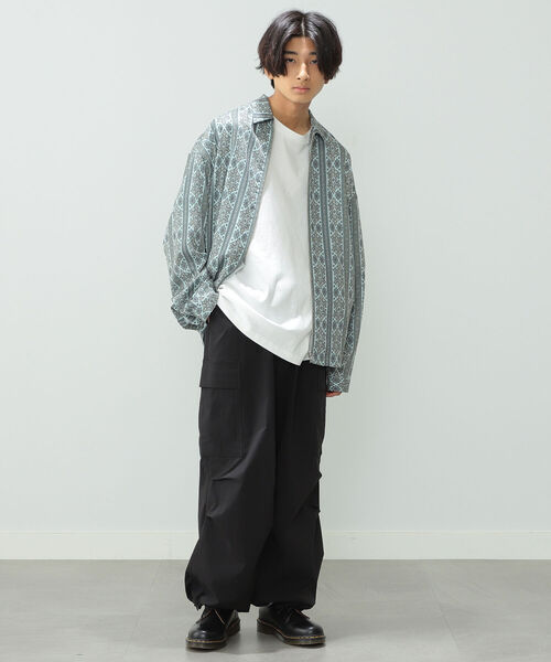 BeAMS DOT(ビームスドット)の「【WEB限定】BeAMS DOT / ナイロンコットン カーゴパンツ(カーゴパンツ・メンズ・ブラック/ベージュ・SMALL/MEDIUM/LARGE)」の10枚目の写真