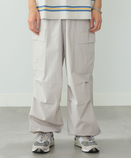 BeAMS DOT(ビームスドット)の「【WEB限定】BeAMS DOT / ナイロンコットン カーゴパンツ(カーゴパンツ・メンズ・ブラック/ベージュ・SMALL/MEDIUM/LARGE)」の11枚目の写真