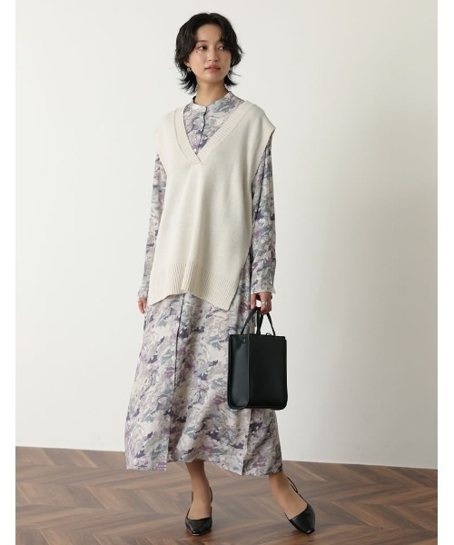 Re:EDIT(リエディ)の「レザータッチ2WAYスクエアショルダーバッグ(ショルダーバッグ・レディース・キャメル/ブラック/ホワイト・FREE)」の6枚目の写真