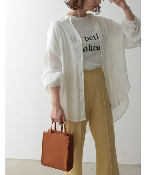 Re:EDIT(リエディ)の「レザータッチ2WAYスクエアショルダーバッグ(ショルダーバッグ・レディース・キャメル/ブラック/ホワイト・FREE)」の19枚目の写真