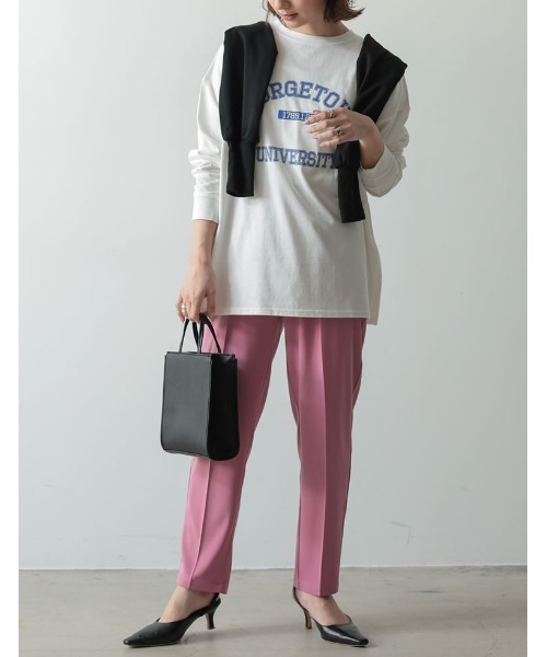 Re:EDIT(リエディ)の「レザータッチ2WAYスクエアショルダーバッグ(ショルダーバッグ・レディース・キャメル/ブラック/ホワイト・FREE)」の15枚目の写真