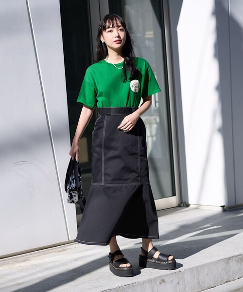 Dickies（ディッキーズ）の「Dickies × FREAK'S STORE/ディッキーズ 別注MERMAID SKIRT/別注マーメイドスカート（スカート・レディース・ブラック/ブルー・SMALL/MEDIUM）」の9枚目の写真