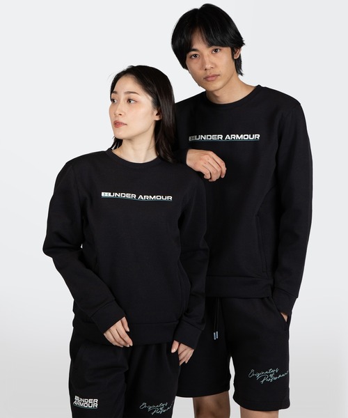UNDER ARMOUR（アンダーアーマー）の「UAサミット ニット クルーシャツ（トレーニング/メンズ）（スウェット・メンズ・ブラック/ベージュ・3XL/S/XXL/M/L/XL）」の12枚目の写真