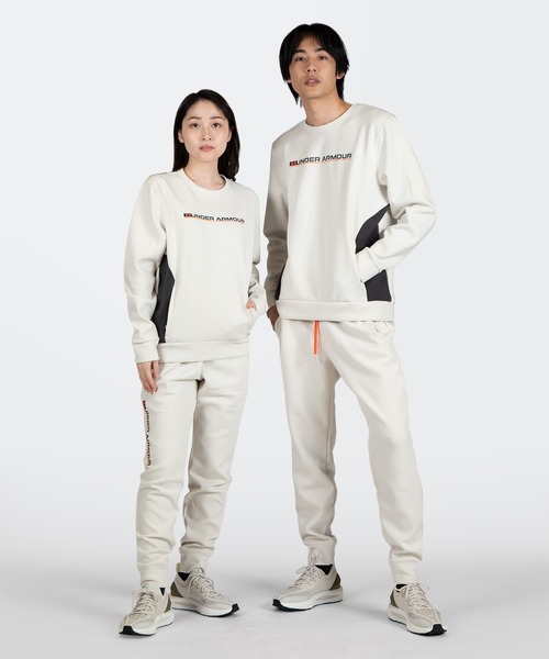UNDER ARMOUR（アンダーアーマー）の「UAサミット ニット クルーシャツ（トレーニング/メンズ）（スウェット・メンズ・ブラック/ベージュ・3XL/S/XXL/M/L/XL）」の8枚目の写真