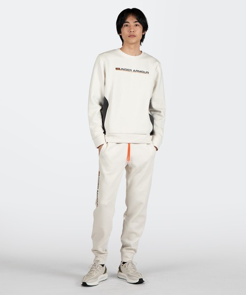 UNDER ARMOUR（アンダーアーマー）の「UAサミット ニット クルーシャツ（トレーニング/メンズ）（スウェット・メンズ・ブラック/ベージュ・3XL/S/XXL/M/L/XL）」の6枚目の写真
