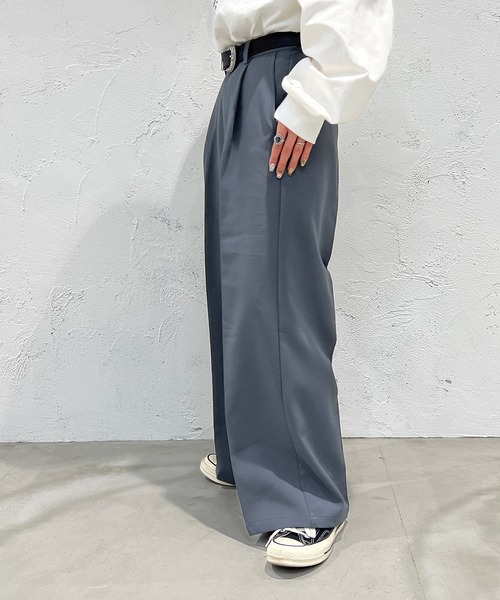 apres jour mignon（アプレジュールミニョン）の「カラーワイドパンツ【ZOZOTOWN限定アイテム】（その他パンツ・レディース・ブルー/ピンク/グリーン/イエロー・X-LARGE/MEDIUM/SMALL）」の13枚目の写真