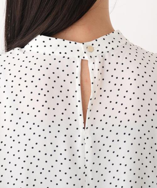 OPAQUE.CLIP(オペークドットクリップ)の「◆ハイネックタックブラウス(シャツ/ブラウス・レディース・ホワイト系その他/オフホワイト/ブラック系/ブルー・40/38/42)」の20枚目の写真
