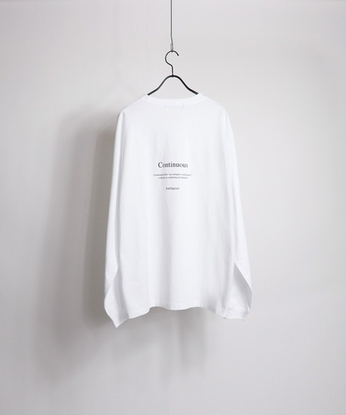 Confirm（コンファーム）の「Confirm / コンファーム 刺繍ロゴ ルーズシルエットロンT（Tシャツ/カットソー・メンズ・ホワイト/ホワイト系その他/ブラック系その他/チャコールグレー・M/L）」の8枚目の写真