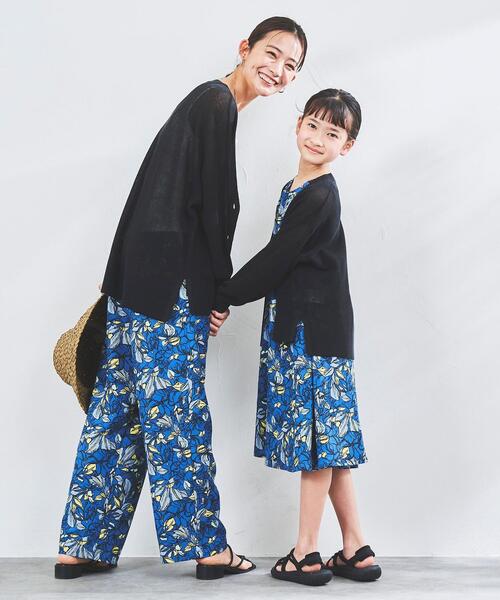 coen（コーエン）の「【coen キッズ/ジュニア】[洗える]サラコVネックニットカーディガン（カーディガン/ボレロ・キッズ・ダークグリーン/ブラック/ライトピンク・150/130/110）」の8枚目の写真