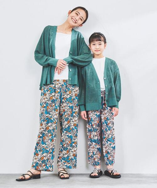 coen（コーエン）の「【coen キッズ/ジュニア】[洗える]サラコVネックニットカーディガン（カーディガン/ボレロ・キッズ・ダークグリーン/ブラック/ライトピンク・150/130/110）」の13枚目の写真