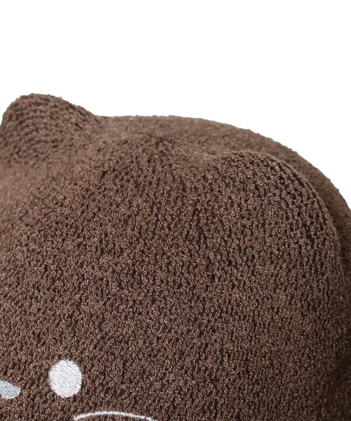 14+（イチヨンプラス）の「ねこちゃんサーモハット（ハット・キッズ・ブラック/ブラウン/オフホワイト・X-SMALL）」の8枚目の写真