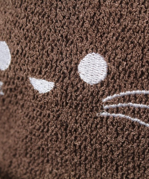 14+（イチヨンプラス）の「ねこちゃんサーモハット（ハット・キッズ・ブラック/ブラウン/オフホワイト・X-SMALL）」の10枚目の写真