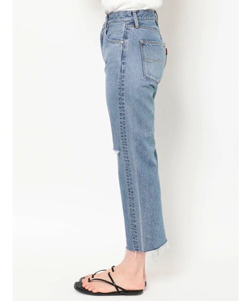 Ungrid（アングリッド）の「カットオフクラッシュデザインデニム（デニムパンツ・レディース・ブルー・24inch/25inch/26inch）」の8枚目の写真