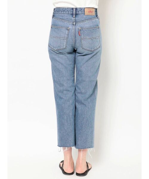 Ungrid（アングリッド）の「カットオフクラッシュデザインデニム（デニムパンツ・レディース・ブルー・24inch/25inch/26inch）」の6枚目の写真