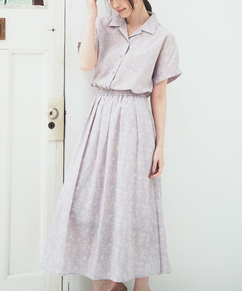 ikka（イッカ）の「【Sサイズ WEB限定】涼やかボリュームスカート（スカート・レディース・ブラック/グレー/オフホワイト/ブルー/グリーン系その他・S/M/L）」の20枚目の写真