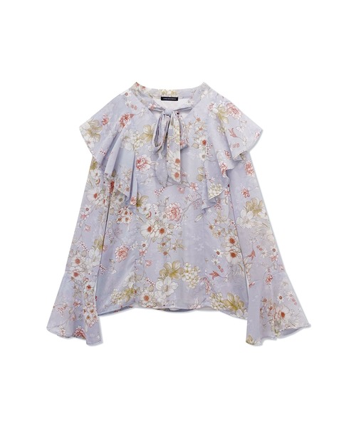 ANDGEEBEE（アンジービー）の「ボウタイブラウス（シャツ/ブラウス・レディース・ホワイト/ラベンダー・MEDIUM）」の16枚目の写真