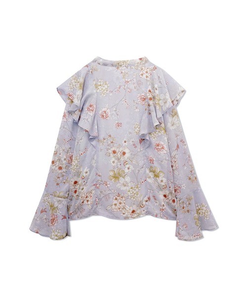 ANDGEEBEE（アンジービー）の「ボウタイブラウス（シャツ/ブラウス・レディース・ホワイト/ラベンダー・MEDIUM）」の15枚目の写真