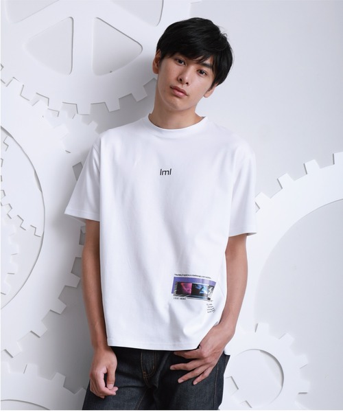 A DEGREE FAHRENHEIT(エーディグリーファーレンハイ)の「【ユニセックス商品】 lml/ROCKオーバーサイズT(Tシャツ/カットソー・メンズ・ホワイト/ラベンダー/ブラック・FREE/MEDIUM/LARGE)」の1枚目の写真