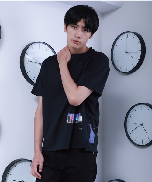 A DEGREE FAHRENHEIT(エーディグリーファーレンハイ)の「【ユニセックス商品】 lml/ROCKオーバーサイズT(Tシャツ/カットソー・メンズ・ホワイト/ラベンダー/ブラック・FREE/MEDIUM/LARGE)」の7枚目の写真