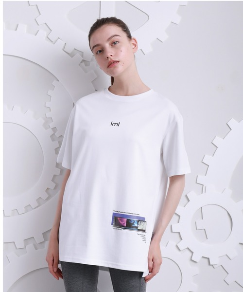 A DEGREE FAHRENHEIT(エーディグリーファーレンハイ)の「【ユニセックス商品】 lml/ROCKオーバーサイズT(Tシャツ/カットソー・メンズ・ホワイト/ラベンダー/ブラック・FREE/MEDIUM/LARGE)」の14枚目の写真