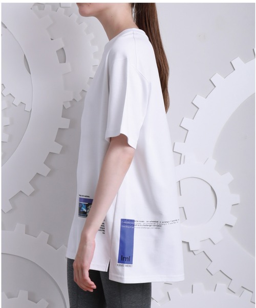 A DEGREE FAHRENHEIT(エーディグリーファーレンハイ)の「【ユニセックス商品】 lml/ROCKオーバーサイズT(Tシャツ/カットソー・メンズ・ホワイト/ラベンダー/ブラック・FREE/MEDIUM/LARGE)」の16枚目の写真