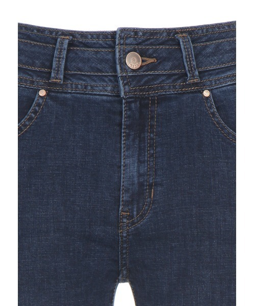新品タグ付き yonfa デニムパンツ (indigo) セール】D Tone Indigo York Detail Jeggings(デニムパンツ