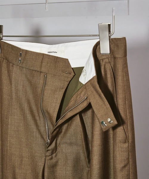 Todayful　 Smooth Tuck Trousers TODAYFUL（トゥデイフル）の「TODAYFUL(トゥデイフル) 