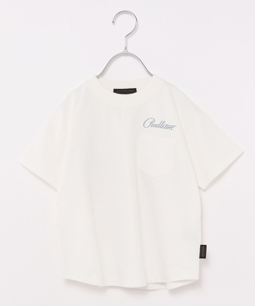 PENDLETON（ペンドルトン）の「【PENDLETON】別注ペンドルトンTシャツ(KIDS)（Tシャツ/カットソー・キッズ・ブラック/オフホワイト/アイボリー・110cm/120cm/130cm/140cm）」の16枚目の写真