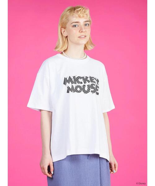 Disney(ディズニー)の「背中アキロゴカットプルオーバー1/Mickey(Tシャツ/カットソー・レディース・オフホワイト・FREE)」の2枚目の写真