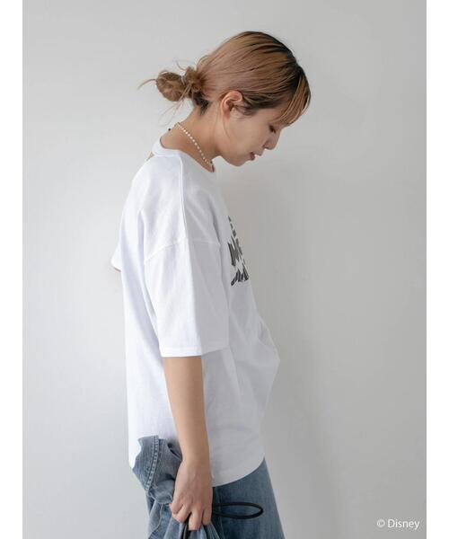 Disney(ディズニー)の「背中アキロゴカットプルオーバー1/Mickey(Tシャツ/カットソー・レディース・オフホワイト・FREE)」の6枚目の写真