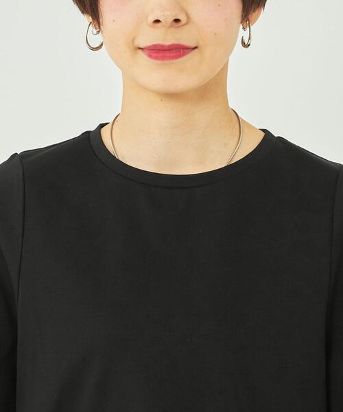 green label relaxing（グリーンレーベルリラクシング）の「【WEB限定】［ XS /H148-155㎝］ボリュームスリーブ カット プルオーバー（Tシャツ/カットソー・レディース・ブラック/オリーブ/ホワイト・XS）」の10枚目の写真