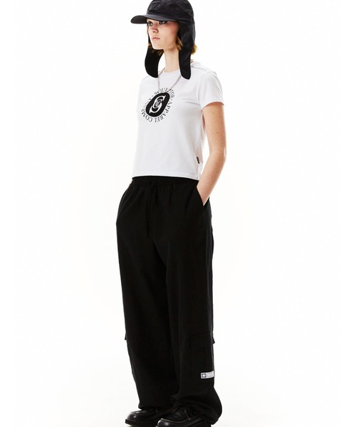 SCULPTOR(スカルプター)の「Varsity Logo Tee/バーシティロゴT(Tシャツ/カットソー・レディース・ホワイト/ライトブルー/ブラック・MEDIUM)」の7枚目の写真