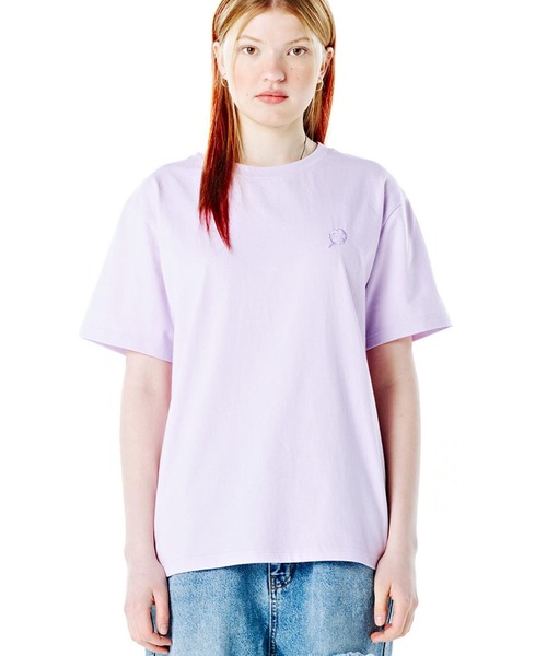 CLOTTY（クロッティ）の「CLOTTY／SAMLL CC T　2276414（Tシャツ/カットソー・レディース・ホワイト/ブラック/パープル/グリーン・FREE）」の4枚目の写真