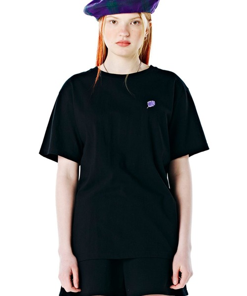 CLOTTY（クロッティ）の「CLOTTY／SAMLL CC T　2276414（Tシャツ/カットソー・レディース・ホワイト/ブラック/パープル/グリーン・FREE）」の3枚目の写真