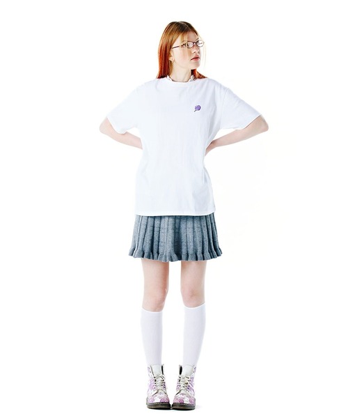 CLOTTY（クロッティ）の「CLOTTY／SAMLL CC T　2276414（Tシャツ/カットソー・レディース・ホワイト/ブラック/パープル/グリーン・FREE）」の5枚目の写真