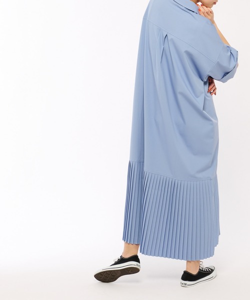 SUMI STYLE スミスタイル　ワンピース　ロングワンピース　青　半袖　美品 ear PAPILLONNER（イアパピヨネ）の「【SUM1 STYLE（スミ