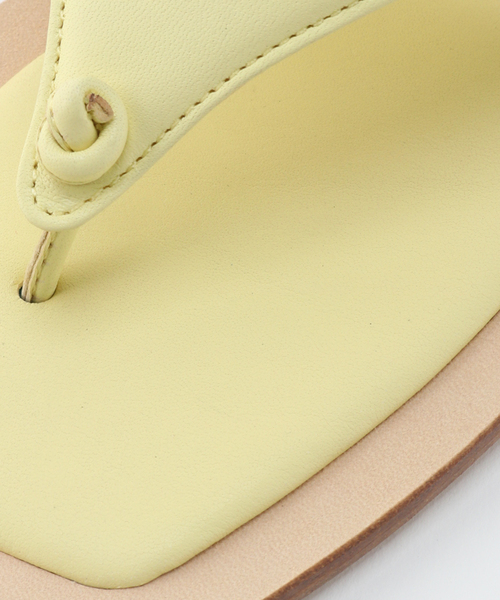 JVAM（ジェーヴィエーエム）の「【JVAM / ジェイ ヴィー エー エム】トングサンダル（サンダル・レディース・ブラック/イエロー・38/36/37）」の13枚目の写真