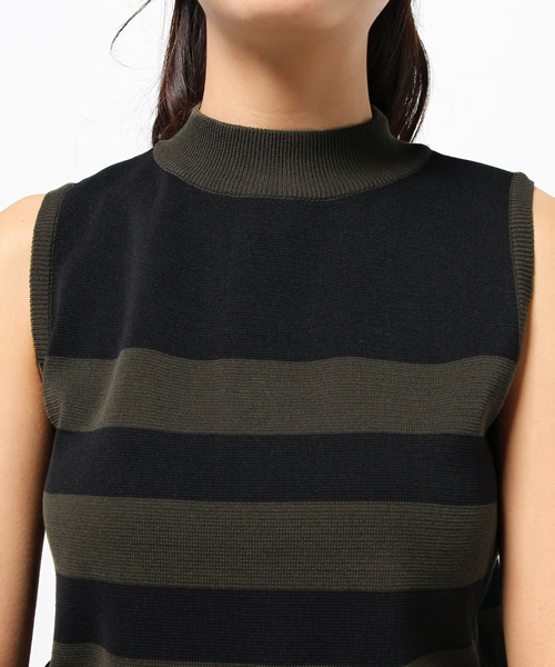 OUTLET(アウトレット)の「【robbem】タートル太ボーダーTOPS(Tシャツ/カットソー・レディース・カーキ・FREE)」の5枚目の写真