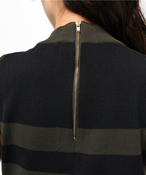 OUTLET(アウトレット)の「【robbem】タートル太ボーダーTOPS(Tシャツ/カットソー・レディース・カーキ・FREE)」の6枚目の写真