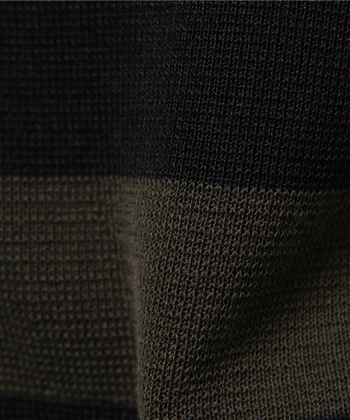 OUTLET(アウトレット)の「【robbem】タートル太ボーダーTOPS(Tシャツ/カットソー・レディース・カーキ・FREE)」の8枚目の写真